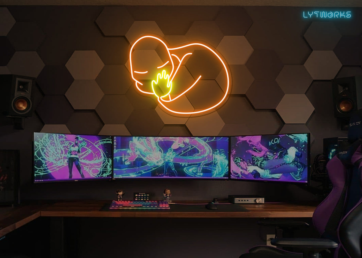 Neon Dreaming Charmander