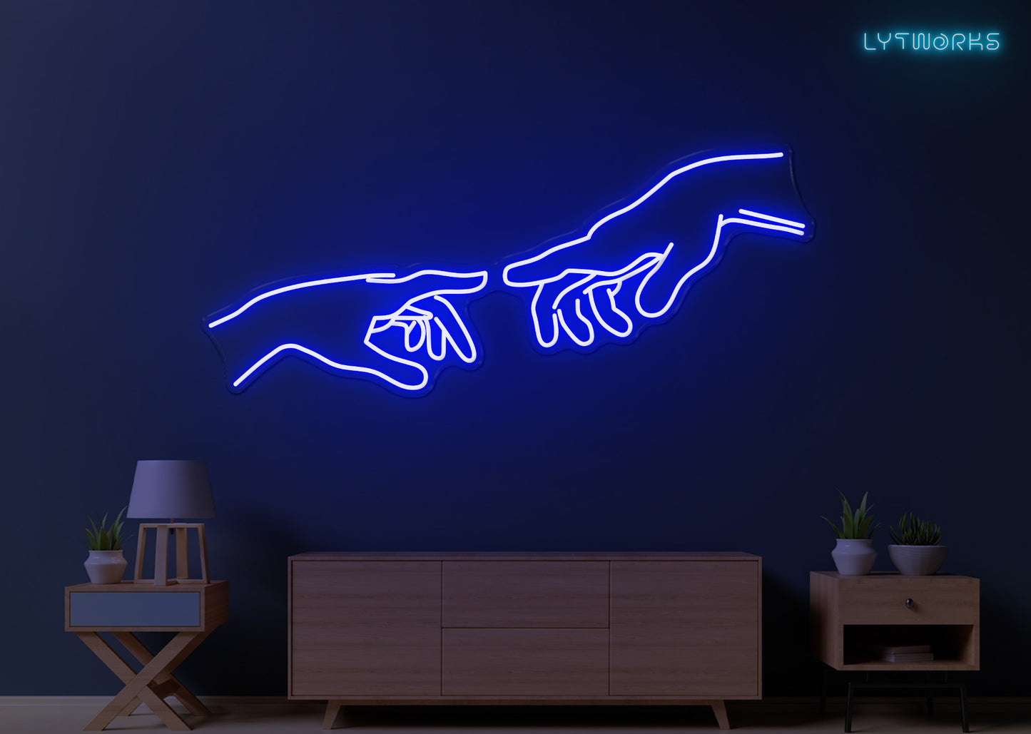 Creation of Adam, Hands of God