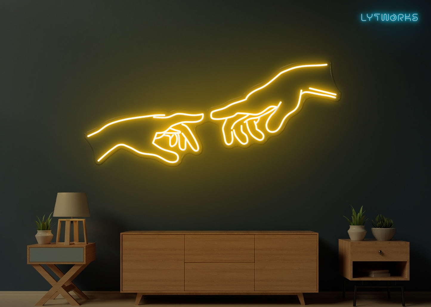 Creation of Adam, Hands of God