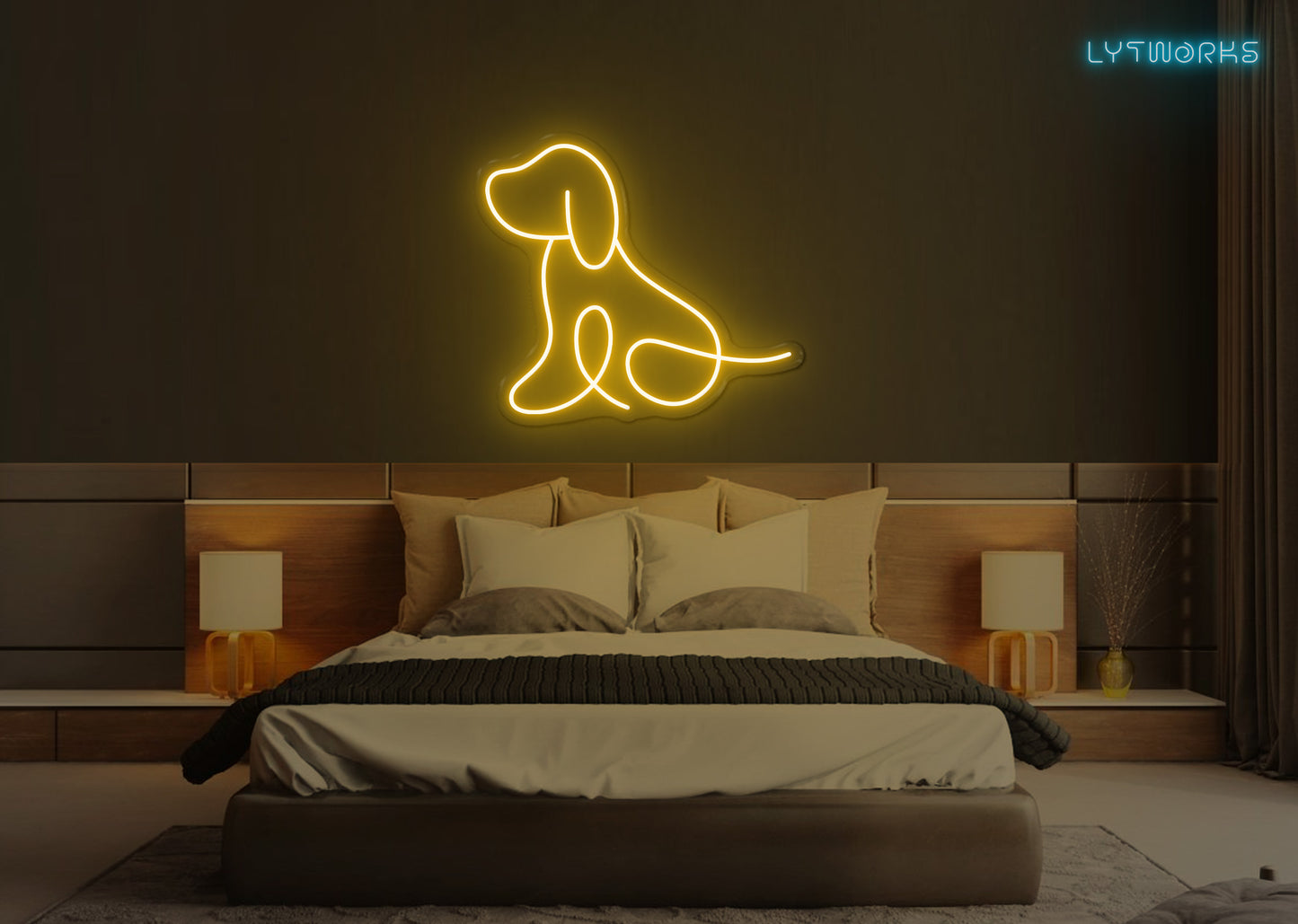 Neon Pup Art