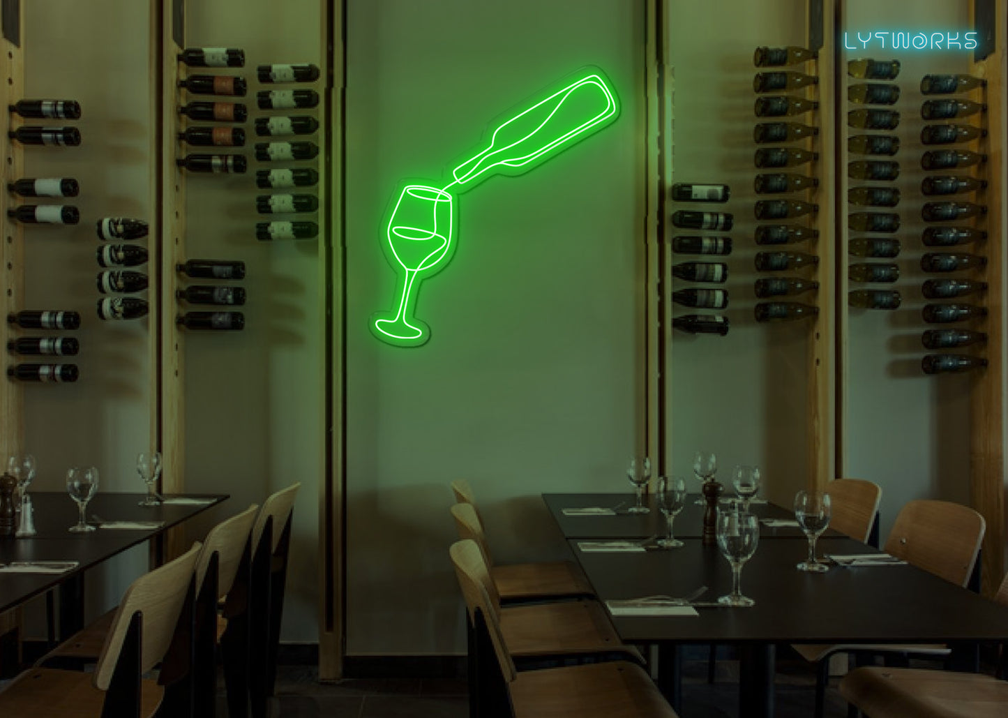 Neon Wine Time