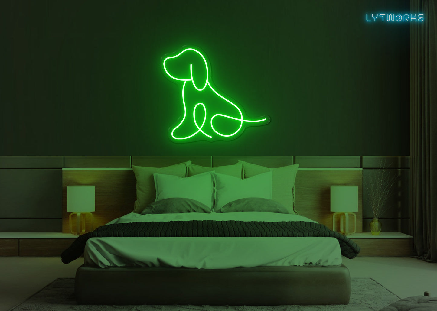 Neon Pup Art