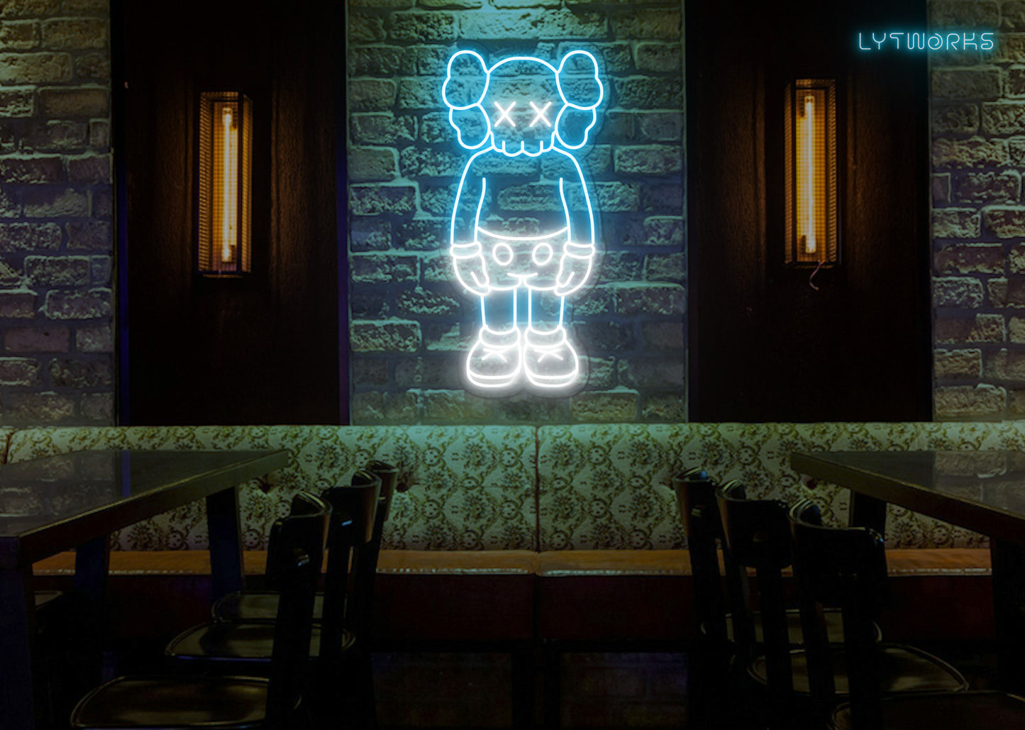 Neon KAWS Companion