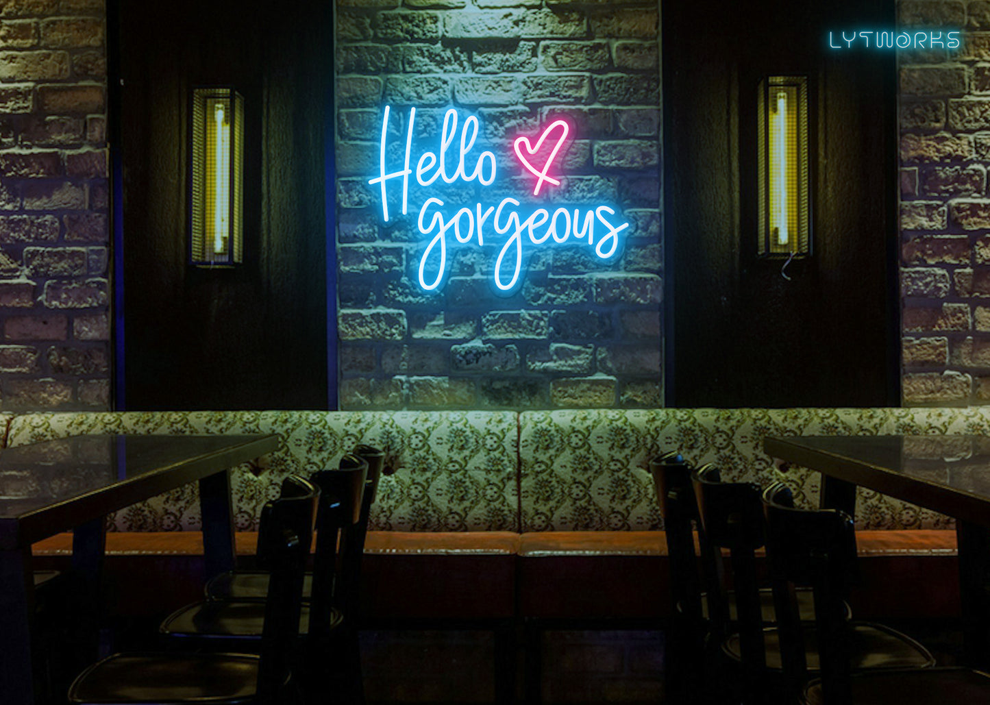 Neon "Hello Gorgeous"