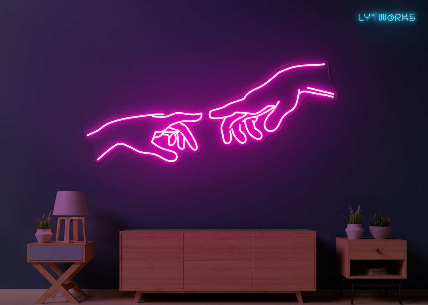 Creation of Adam, Hands of God
