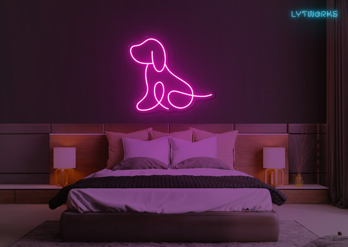 Neon Pup Art