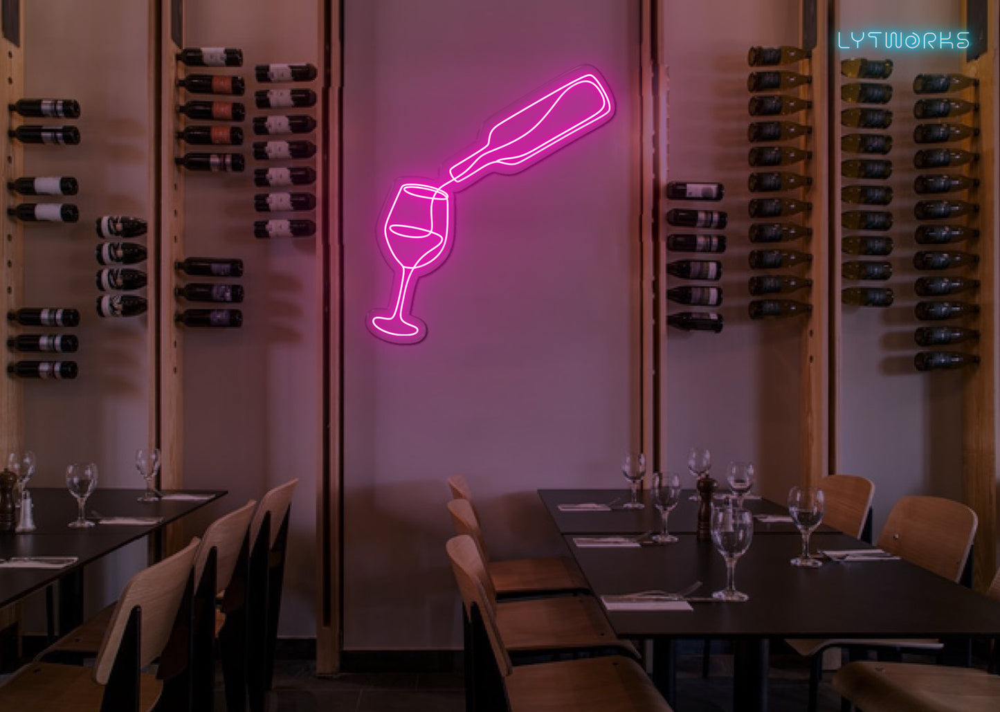 Neon Wine Time