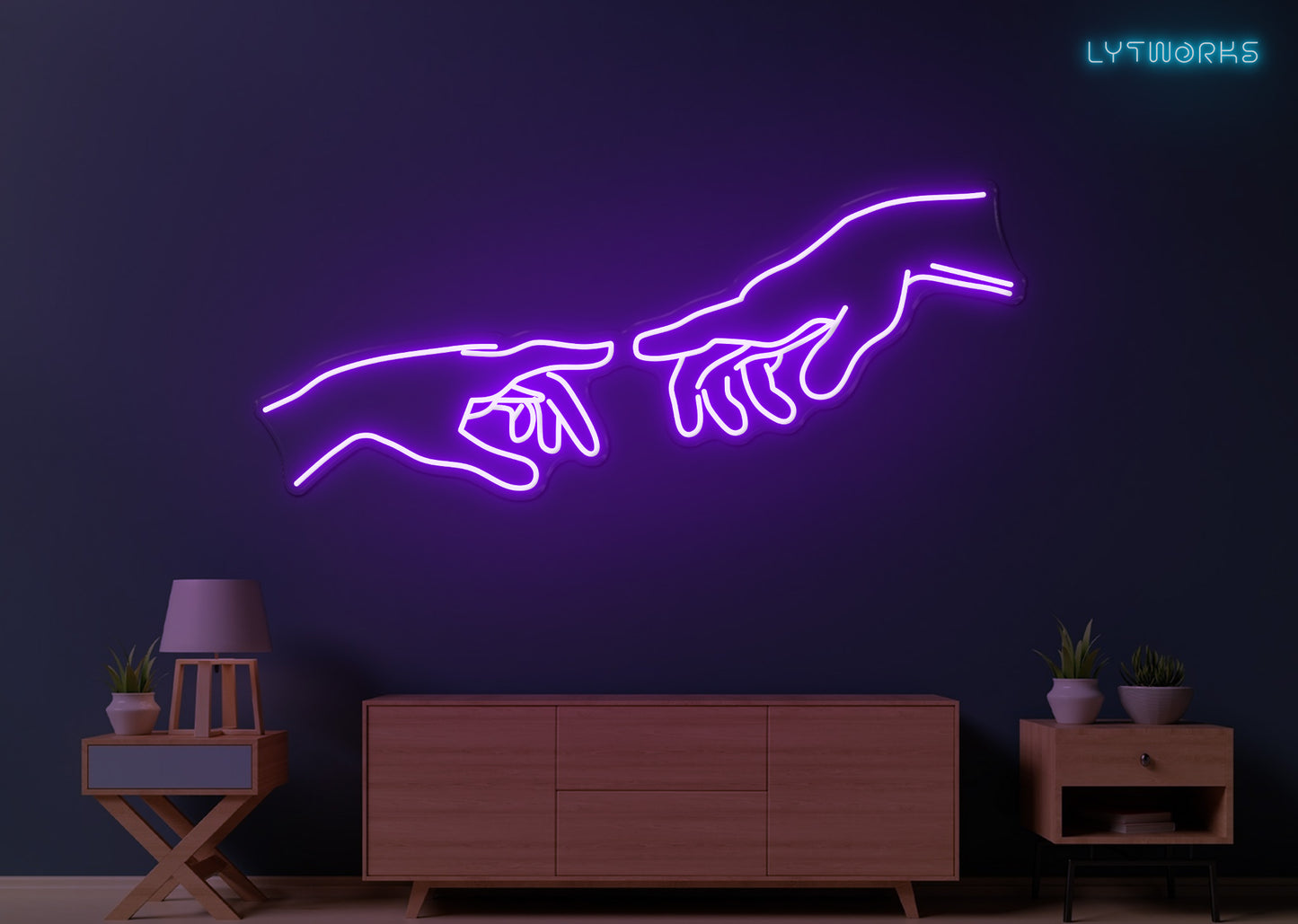 Creation of Adam, Hands of God