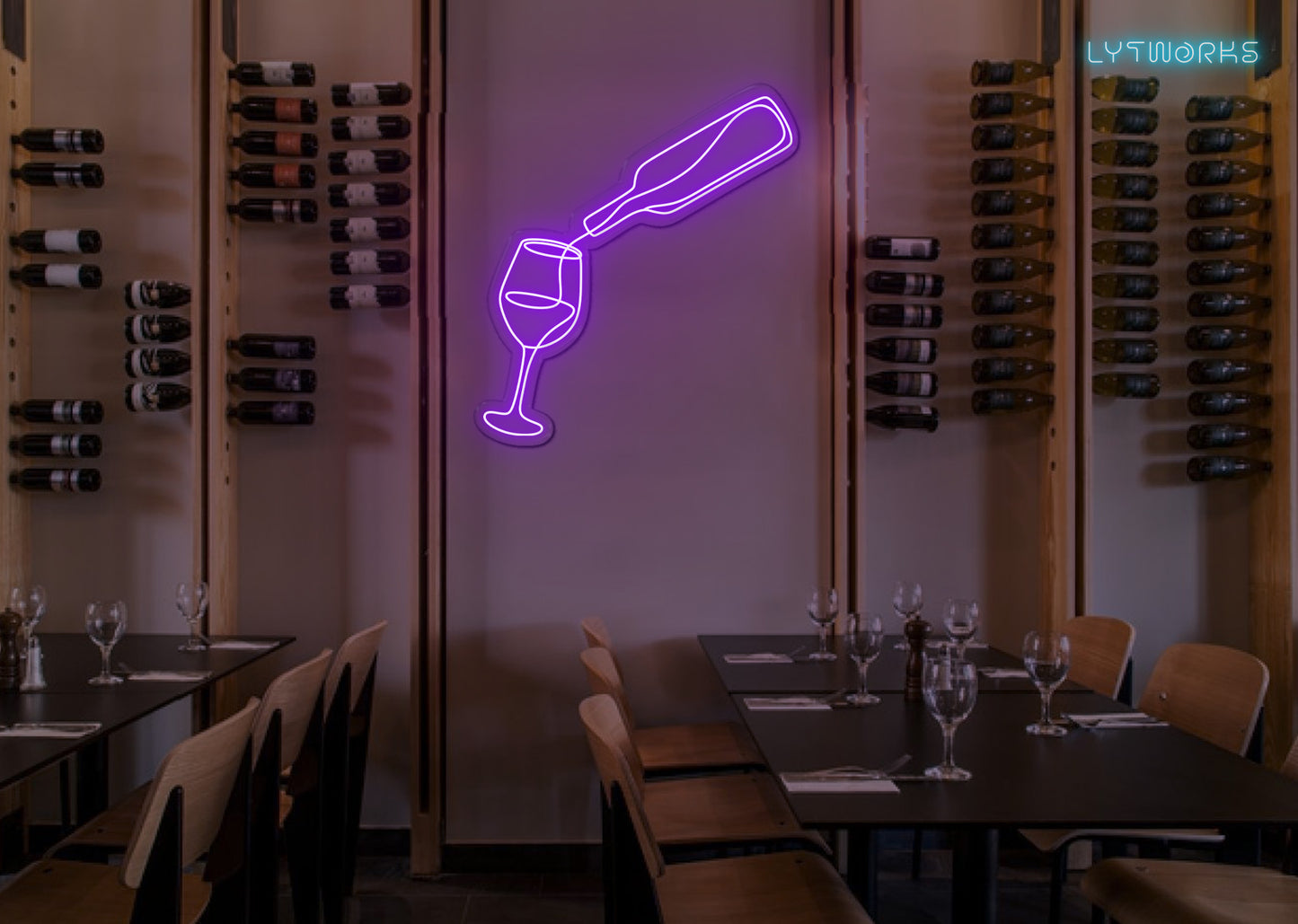 Neon Wine Time