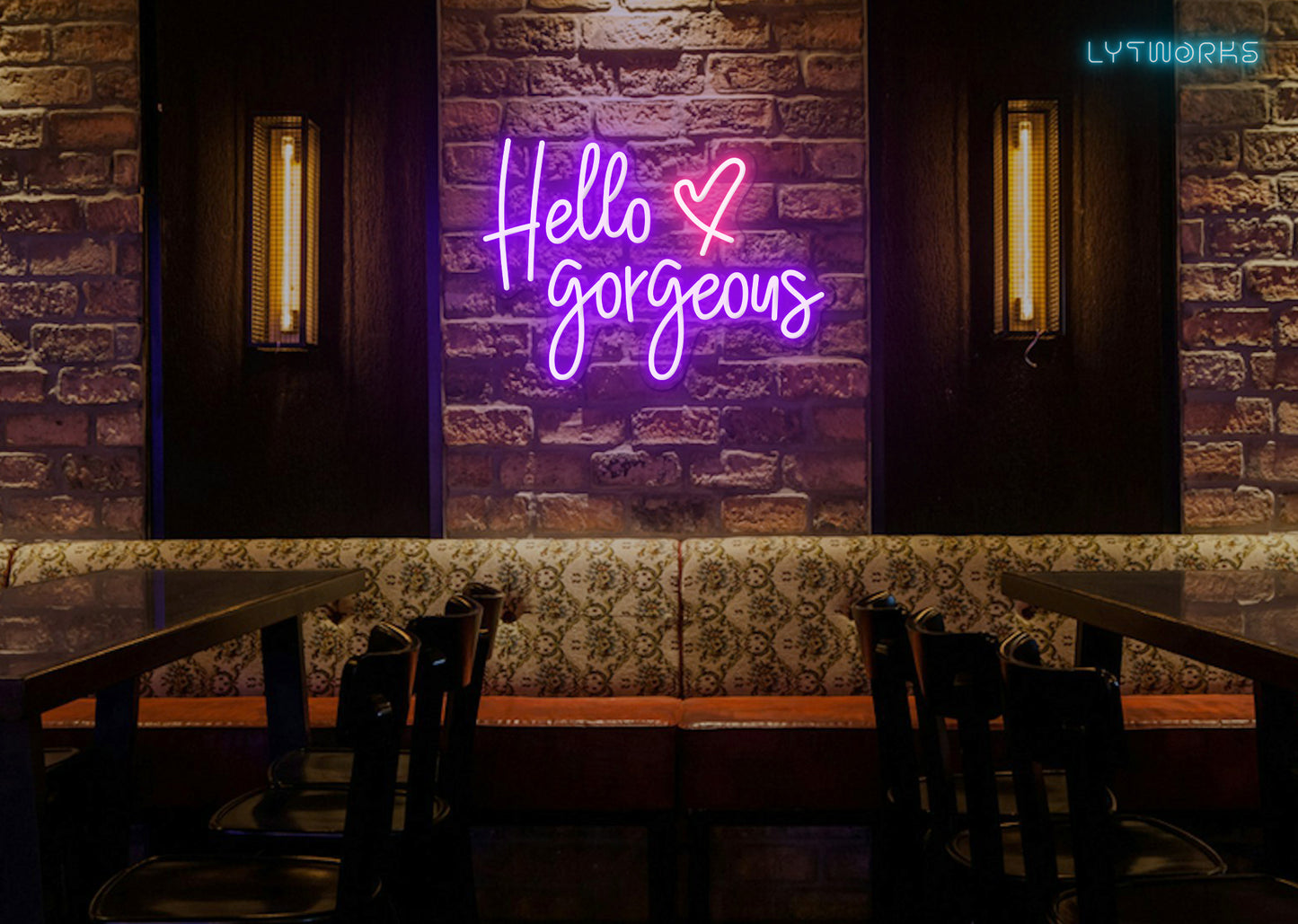 Neon "Hello Gorgeous"
