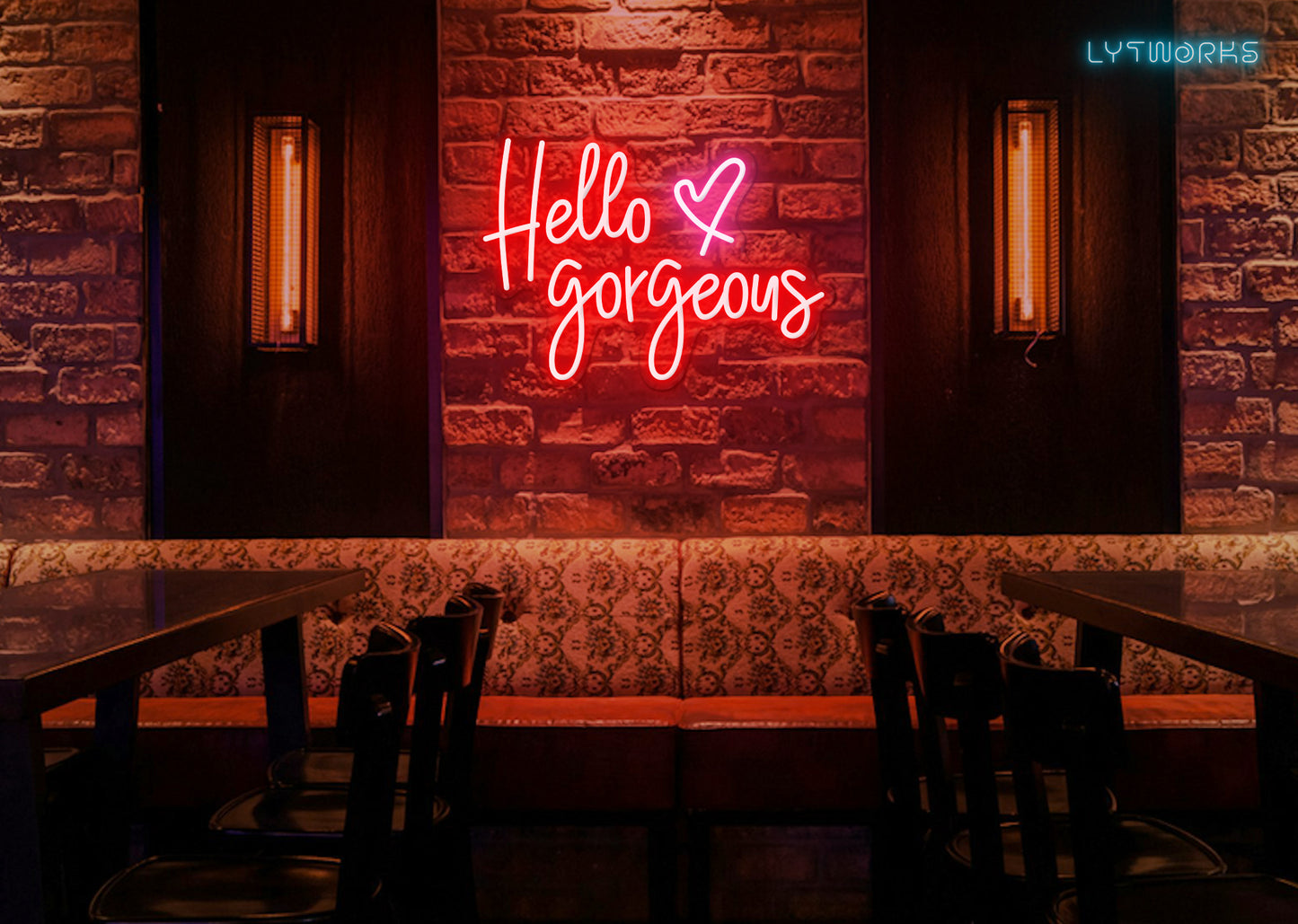 Neon "Hello Gorgeous"