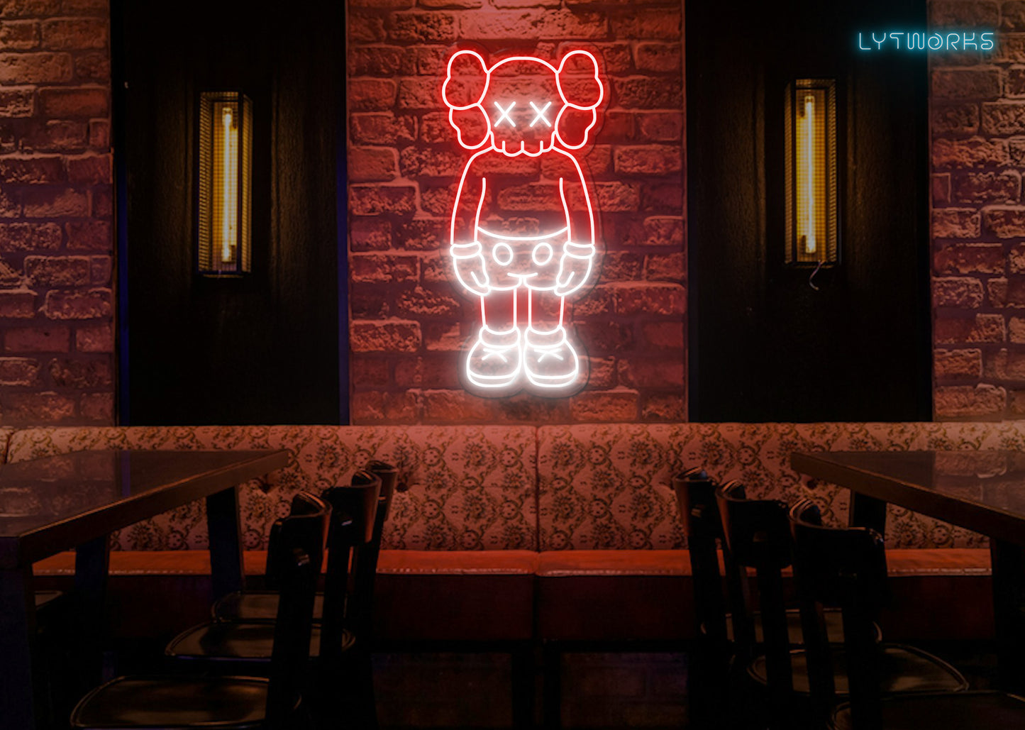 Neon KAWS Companion