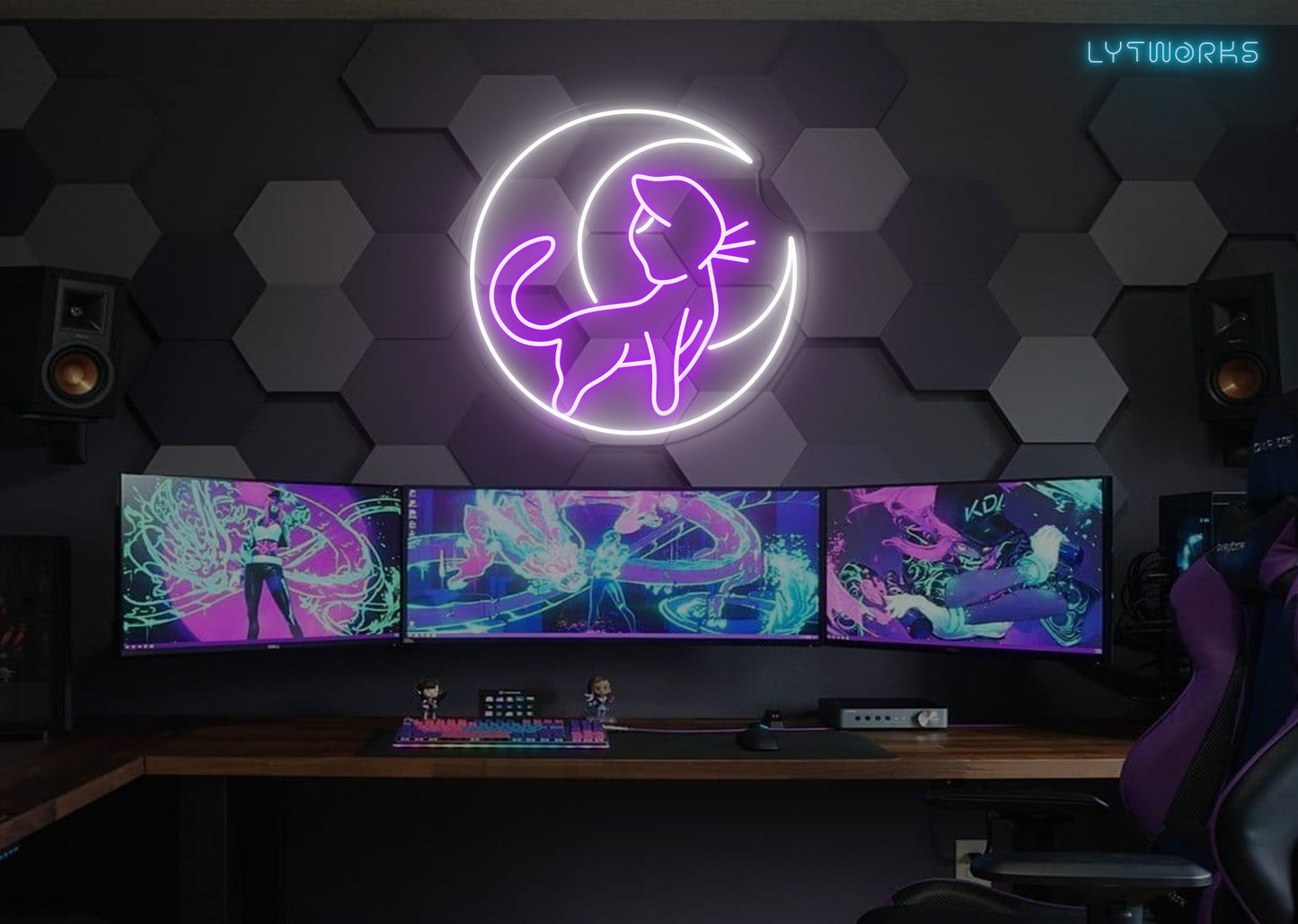 Sailor Moon Luna Neon