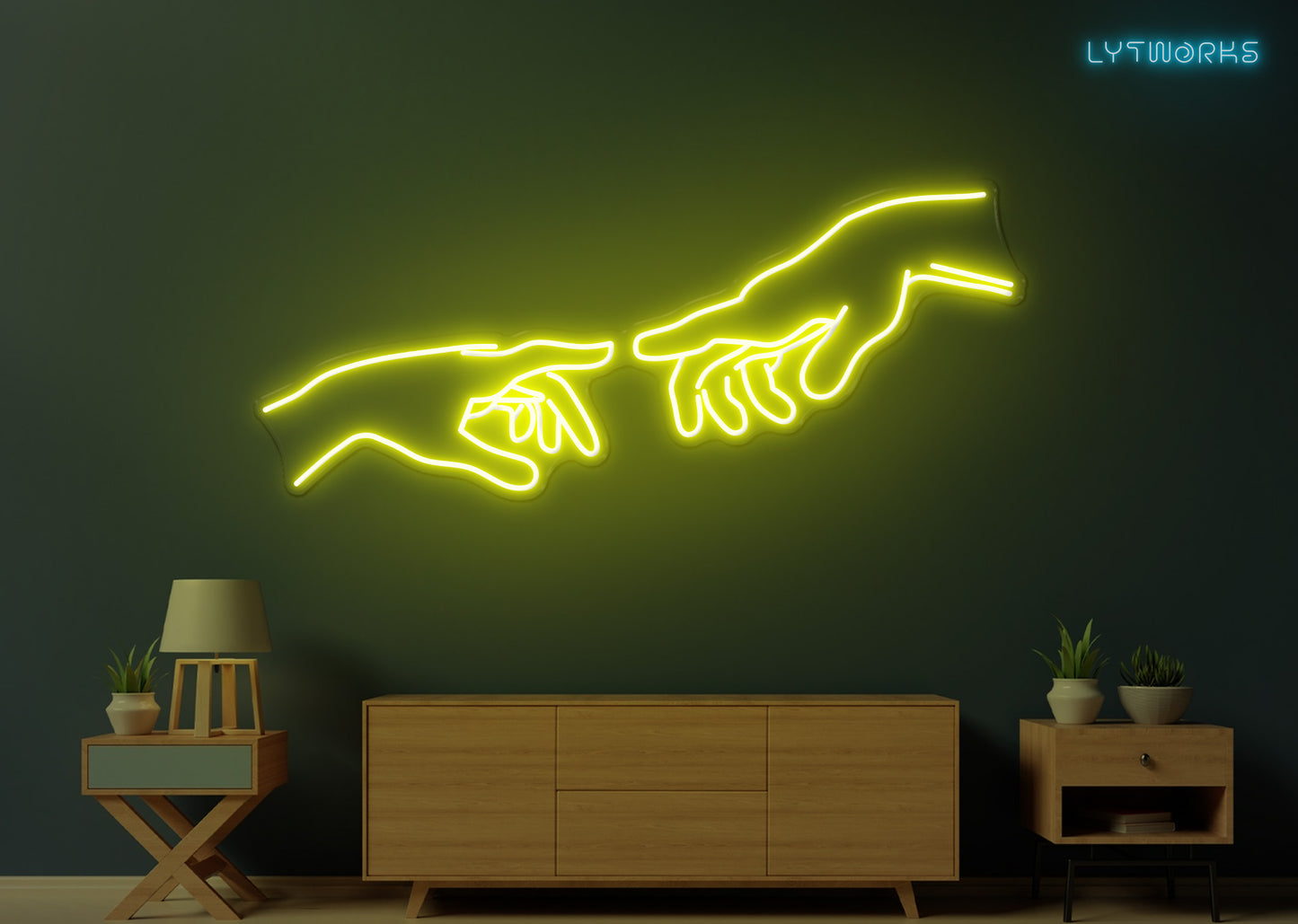 Creation of Adam, Hands of God