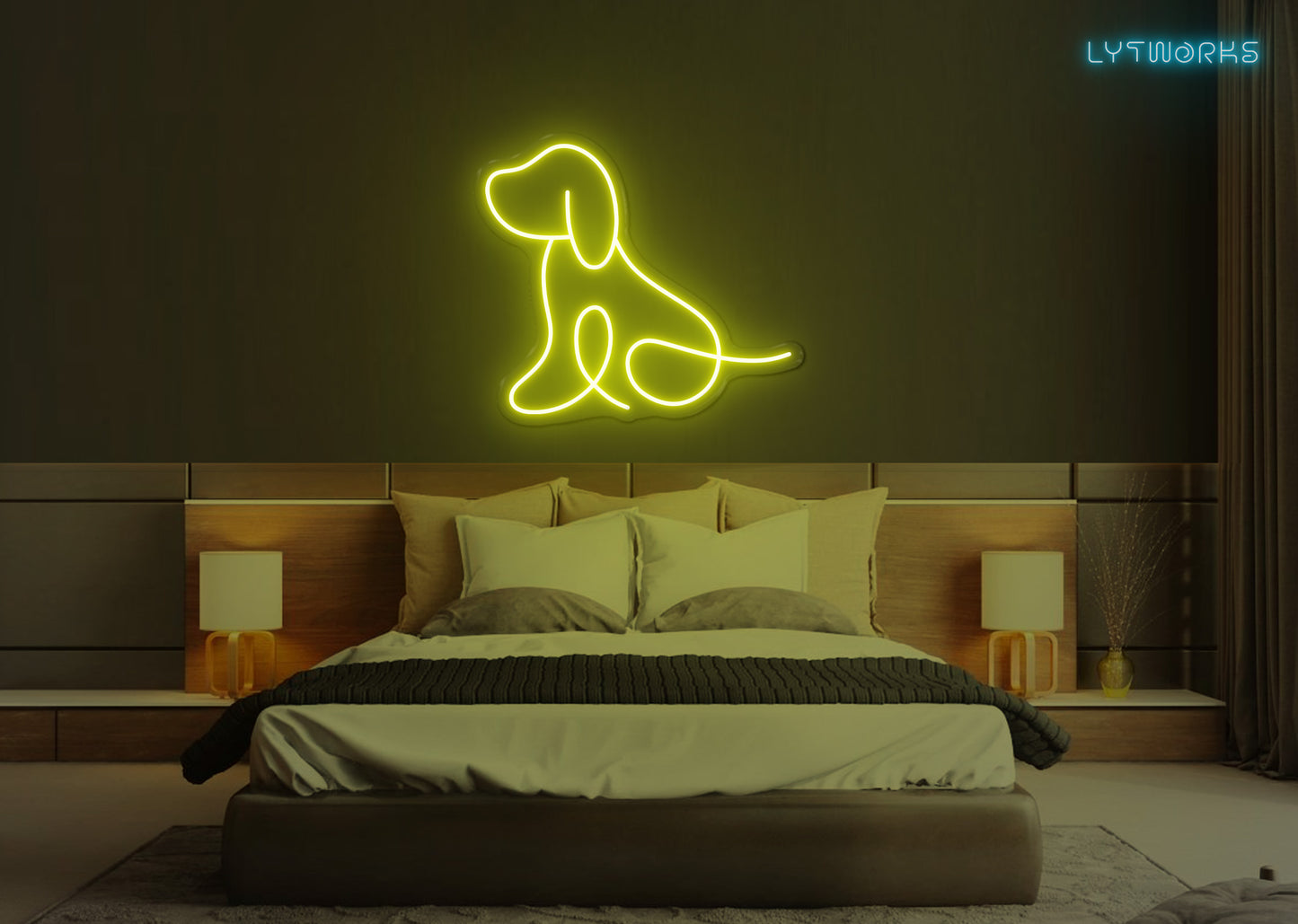 Neon Pup Art