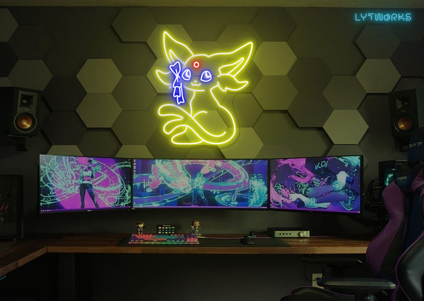 Espeon Pokemon Neon
