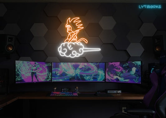 Neon Nimbus Goku