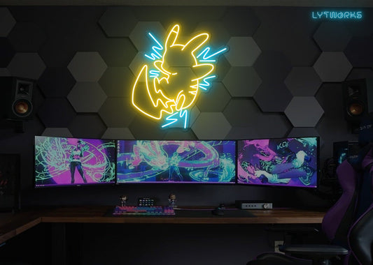 Neon Pikachu Spark