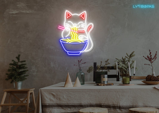Neon Ramen Meow