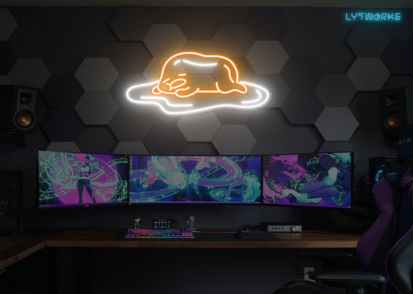 Neon Gudetama