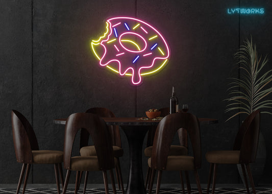 Neon Doughnut Bliss