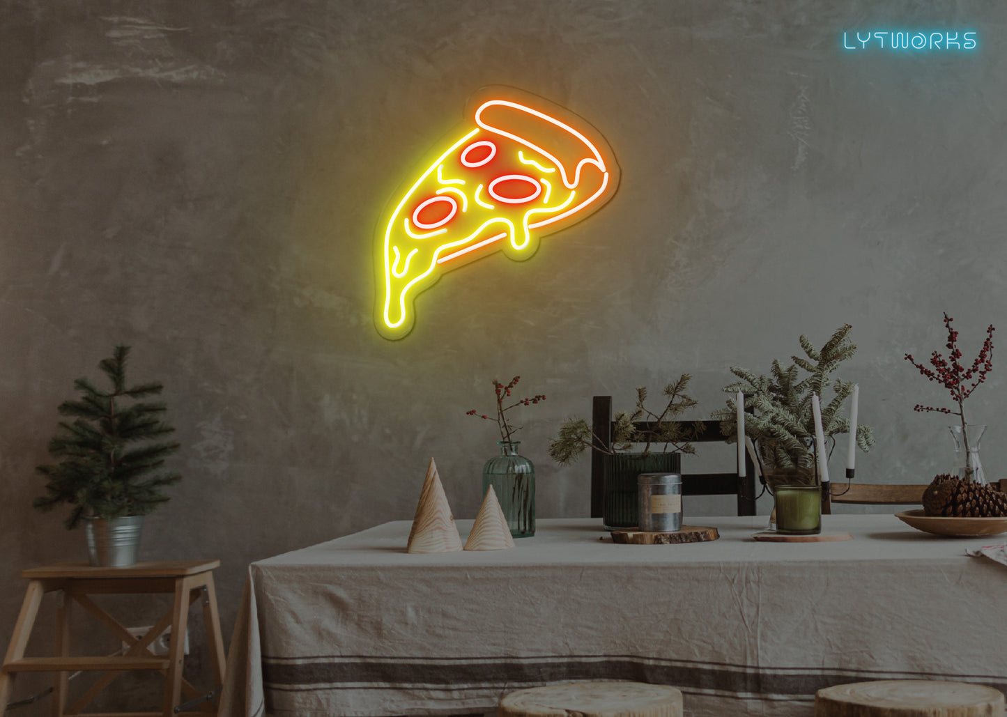 Neon Pizza Melt