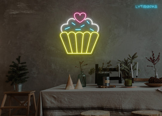 Neon Cupcake