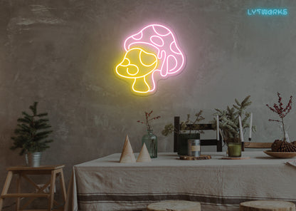 Neon Mushroom Magic