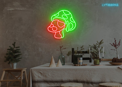 Neon Mushroom Magic