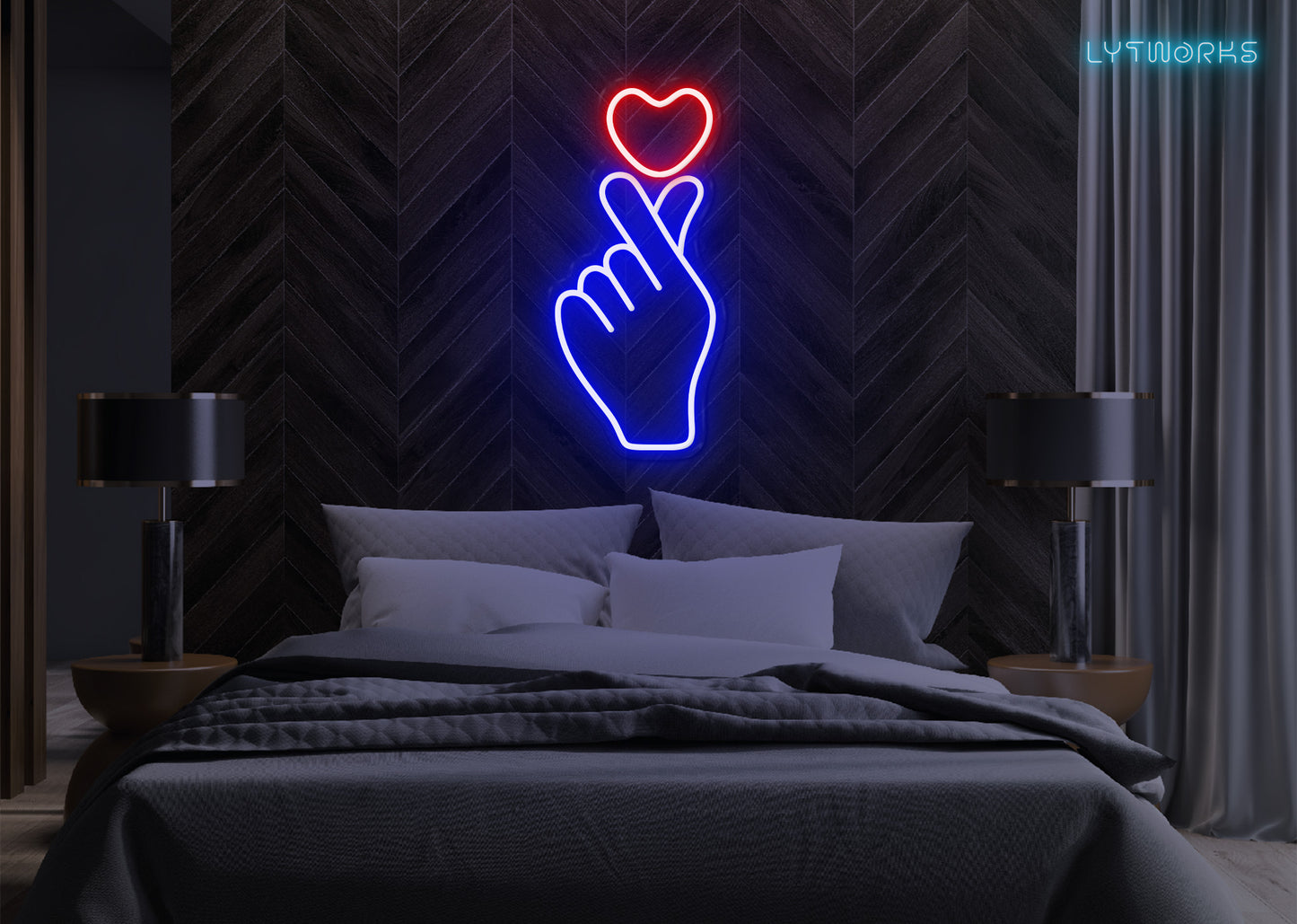 Neon Flicker of Love