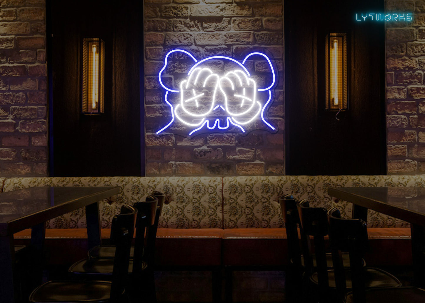 KAWS "PASSING THROUGH" Neon