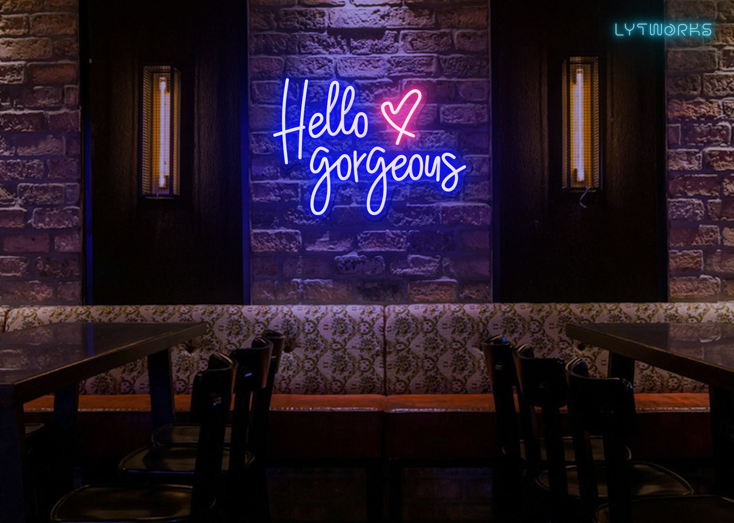Neon "Hello Gorgeous"