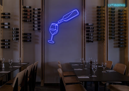 Neon Wine Time