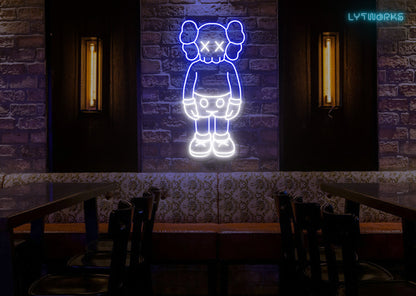 Neon KAWS Companion