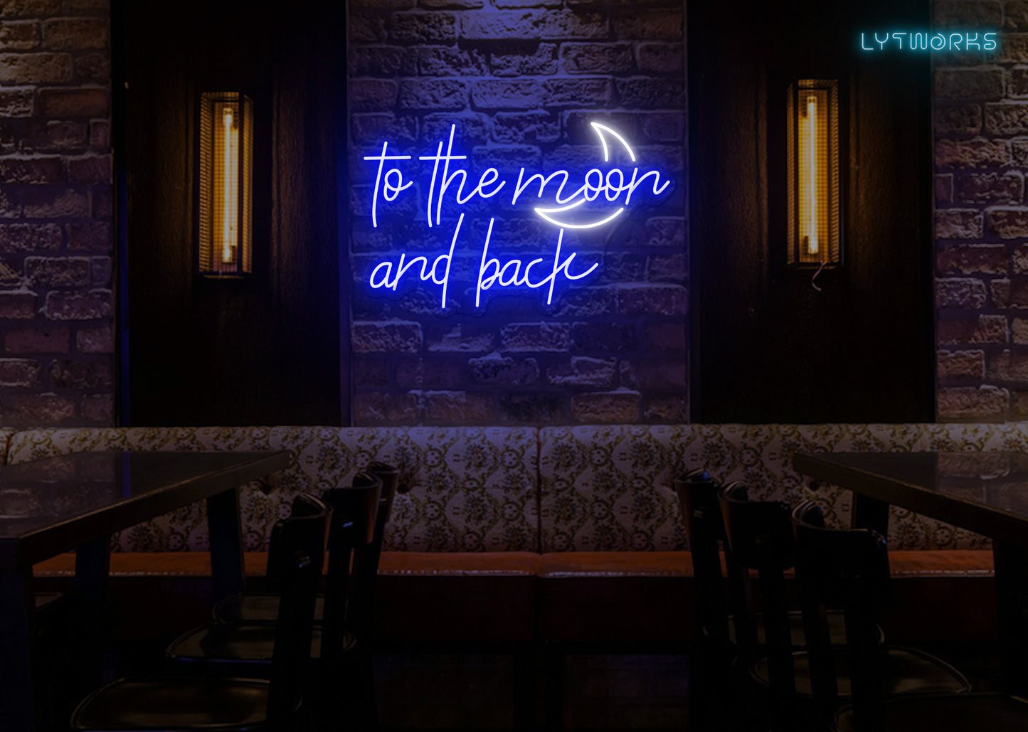 Neon "To the Moon and Back"