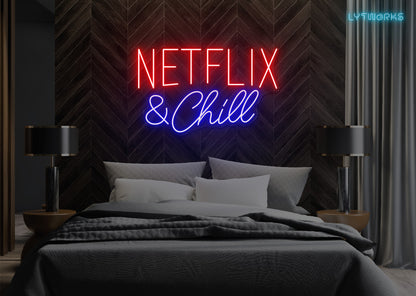 Netflix & Chill Neon