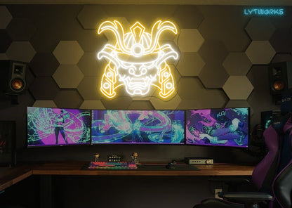 Samurai Hannya Neon