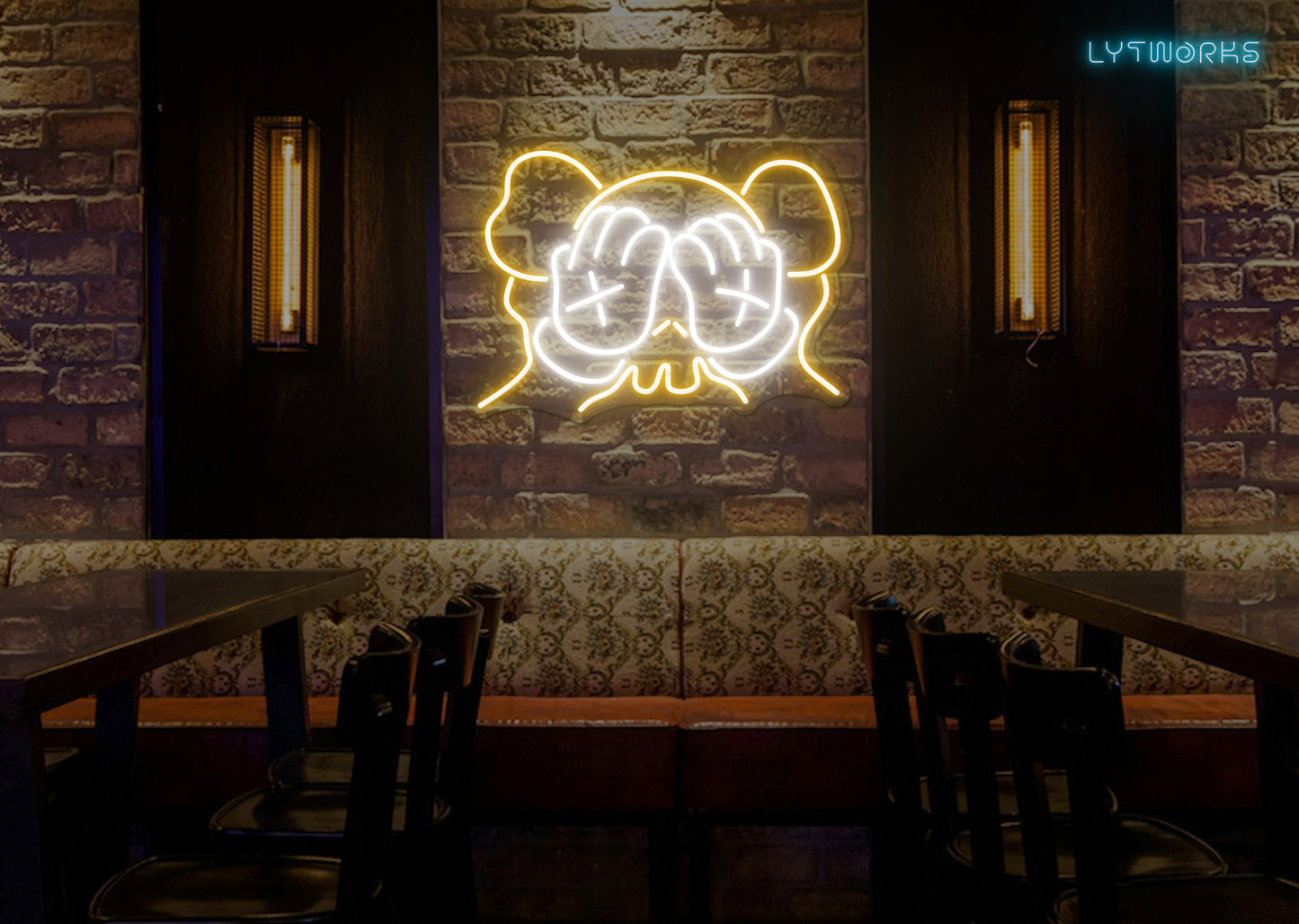 KAWS "PASSING THROUGH" Neon