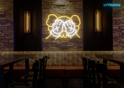 KAWS "PASSING THROUGH" Neon