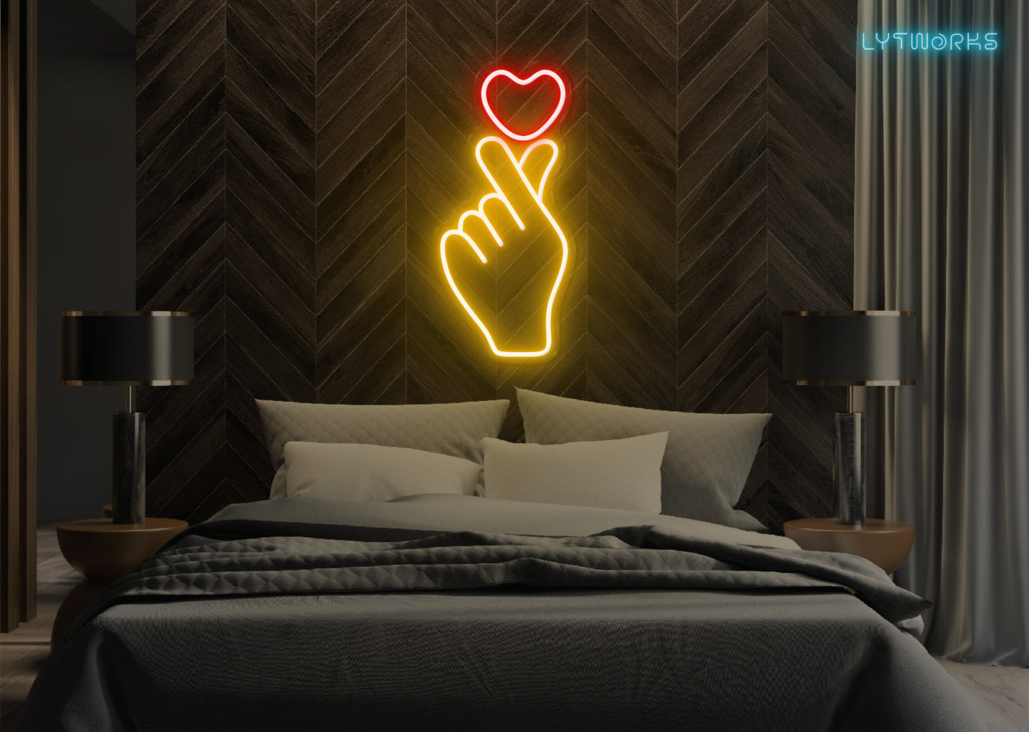 Neon Flicker of Love