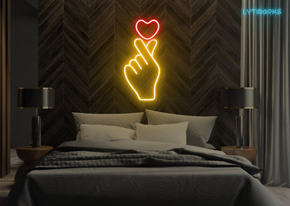 Neon Flicker of Love