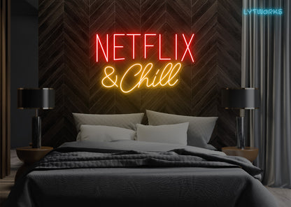 Netflix & Chill Neon