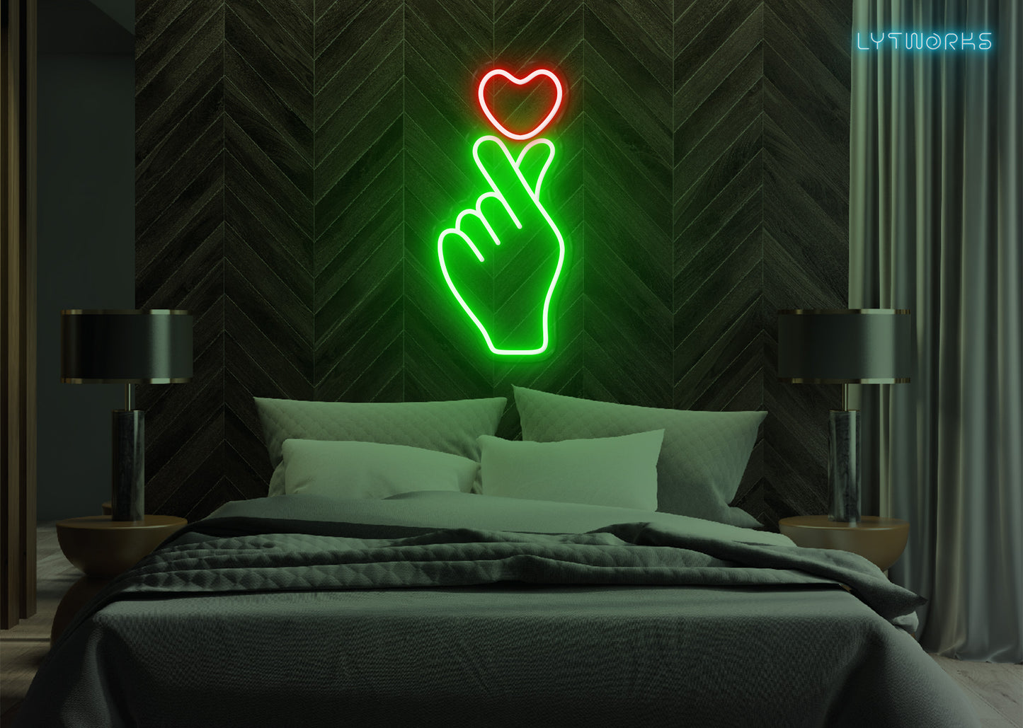 Neon Flicker of Love