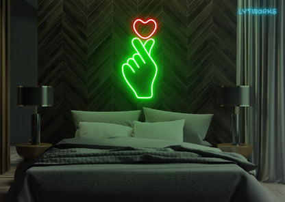 Neon Flicker of Love