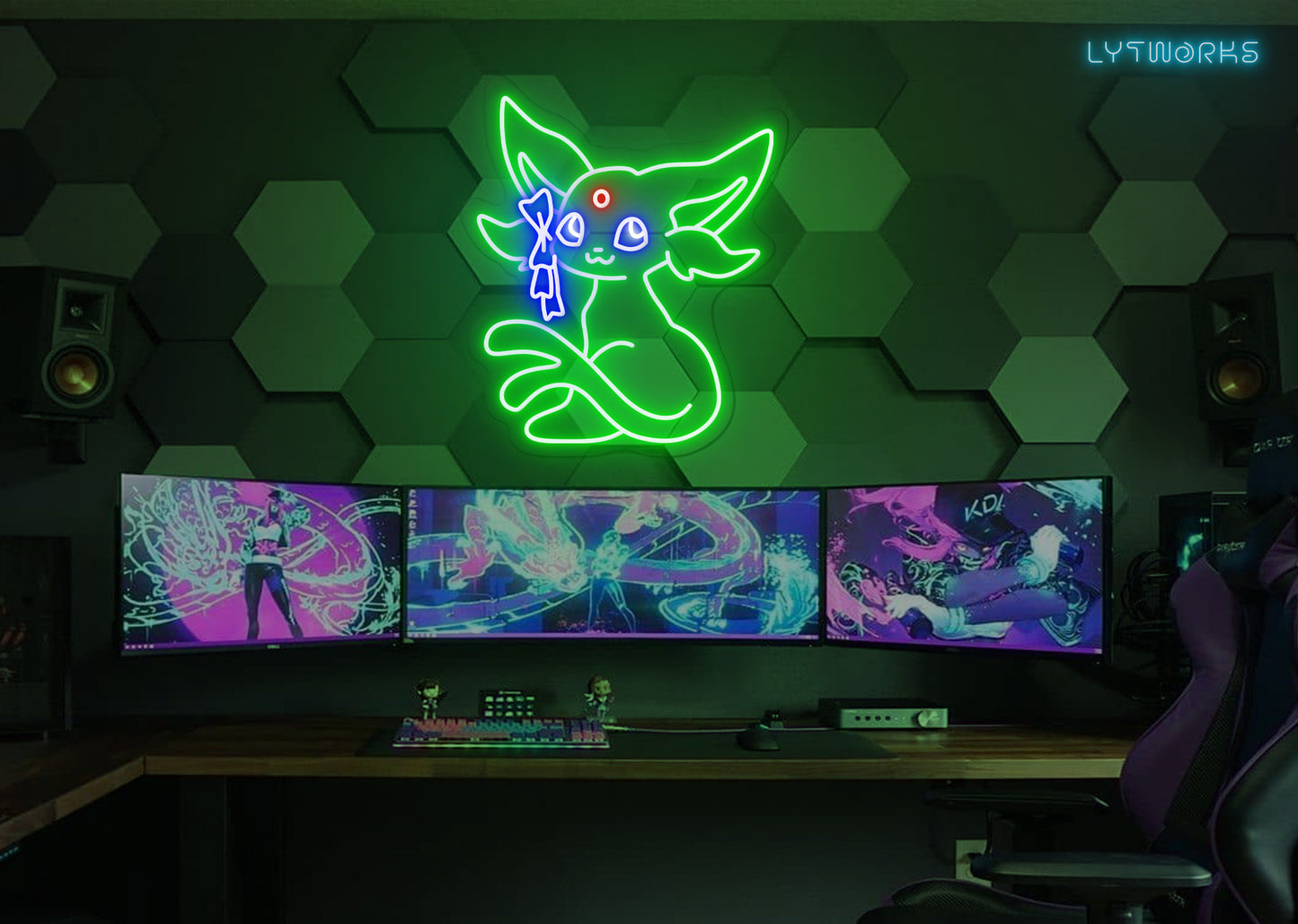 Espeon Pokemon Neon