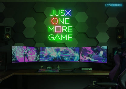 Neon "Just One More Game"