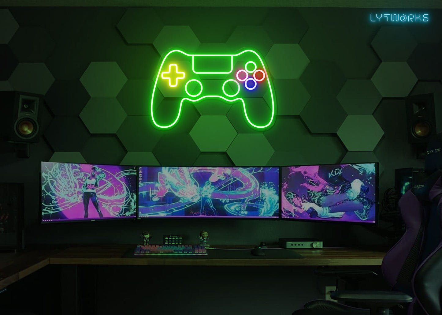 Neon Gamers Controller