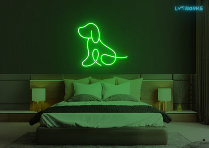 Neon Pup Art