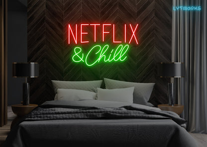 Netflix & Chill Neon