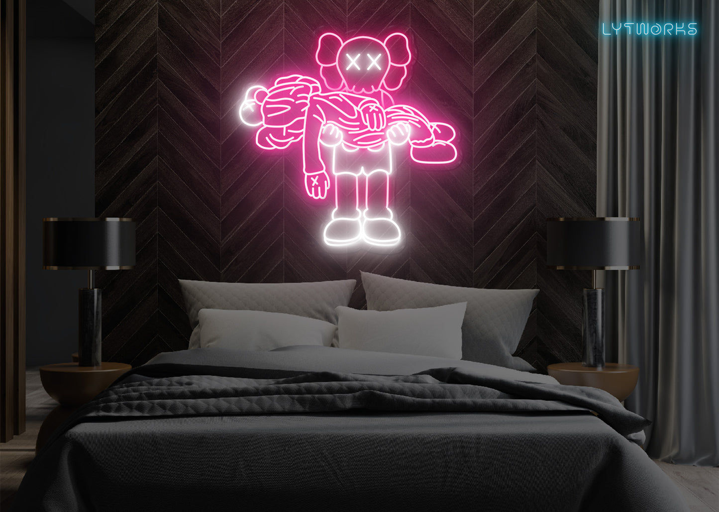 Neon KAWS "Gone"